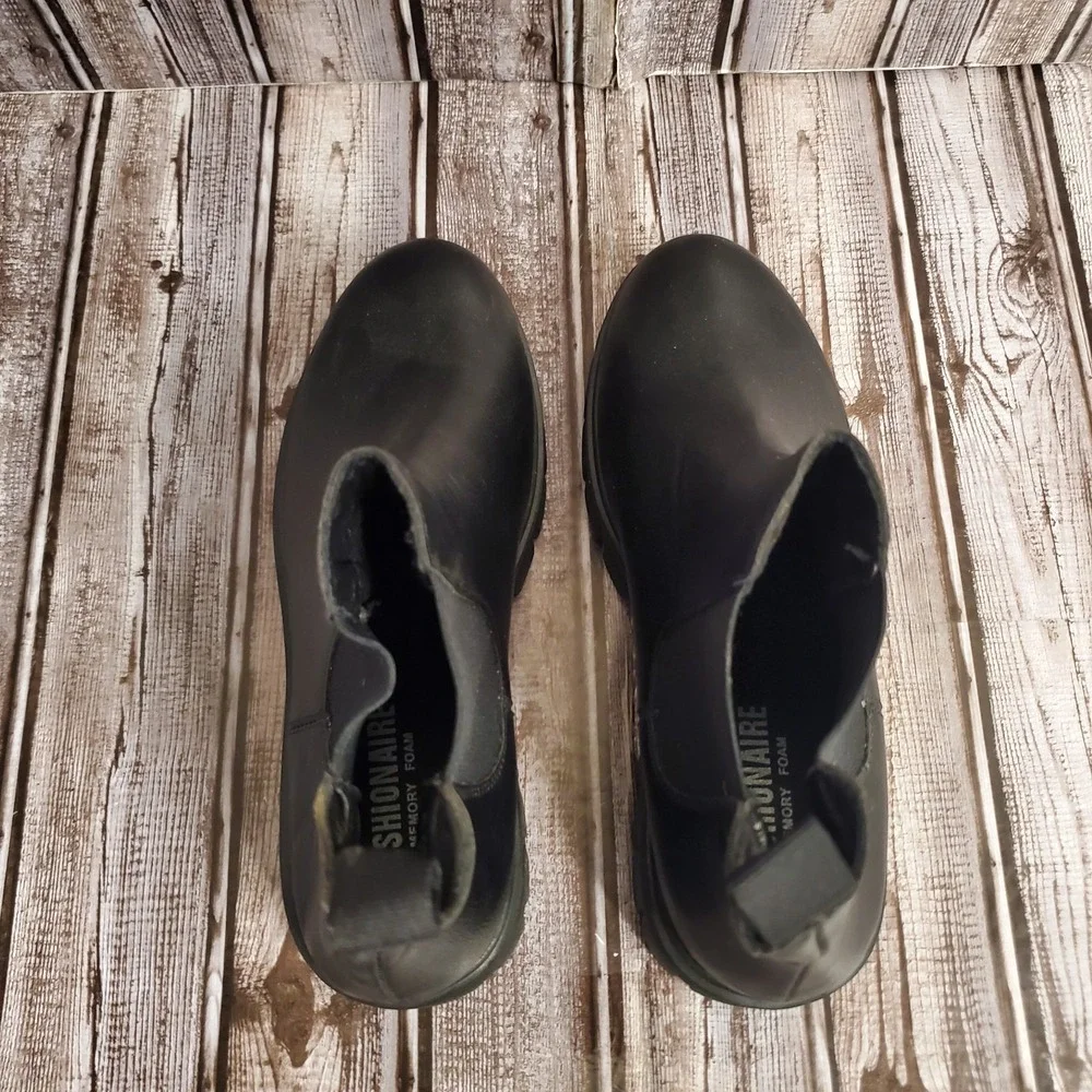 CUSHIONAIRE Women's Sasha Slip-On Chelsea boot +Memory Foam Black 8.5 M - Picture 7 of 11